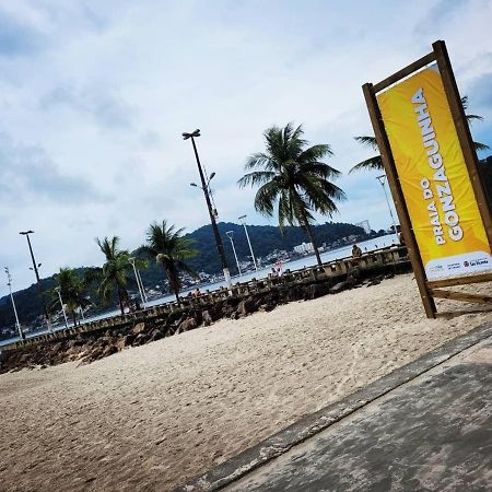 São Vicente Flat Completo Novo A 350M Da Praia Com Piscina מראה חיצוני תמונה