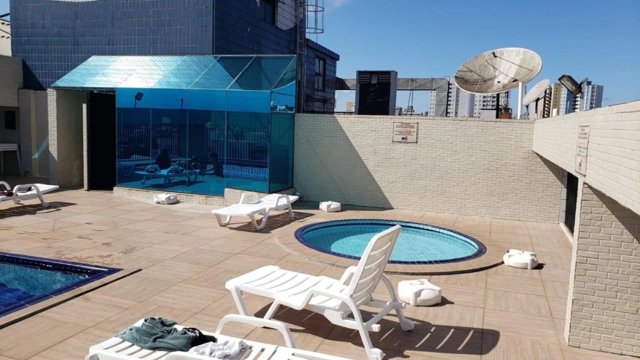 São Vicente Flat Completo Novo A 350M Da Praia Com Piscina מראה חיצוני תמונה